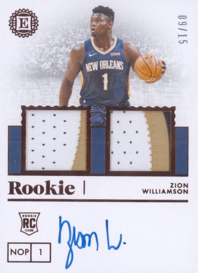 2019 Panini Encased Zion Williamson #272 Basketball Card