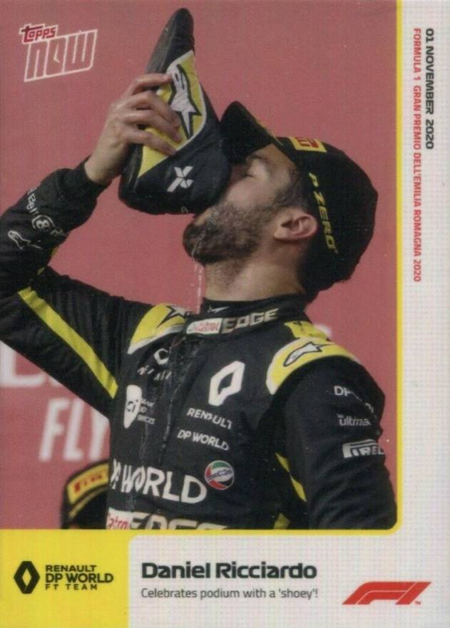 2020 Topps Now Formula 1 Daniel Ricciardo #12 Other Sports Card