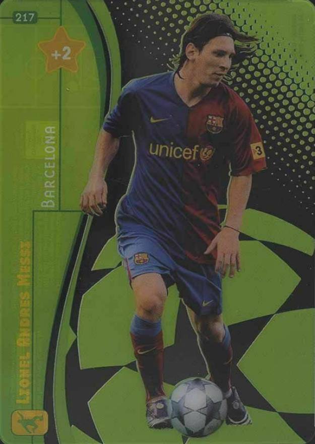 2008 Panini UEFA Champions League Trading Card Game Lionel Messi #217 Other Sports Card