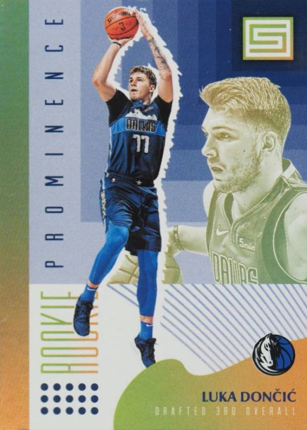 2018 Panini Status Rookie Prominence Luka Doncic #3 Basketball Card