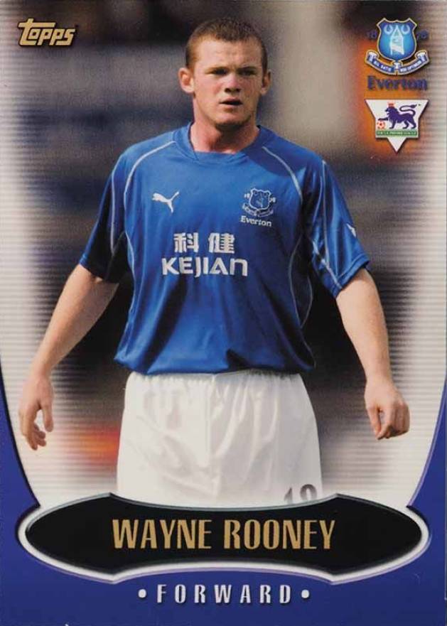 2002 Topps Premier Gold 2003 Wayne Rooney #E3 Soccer Card