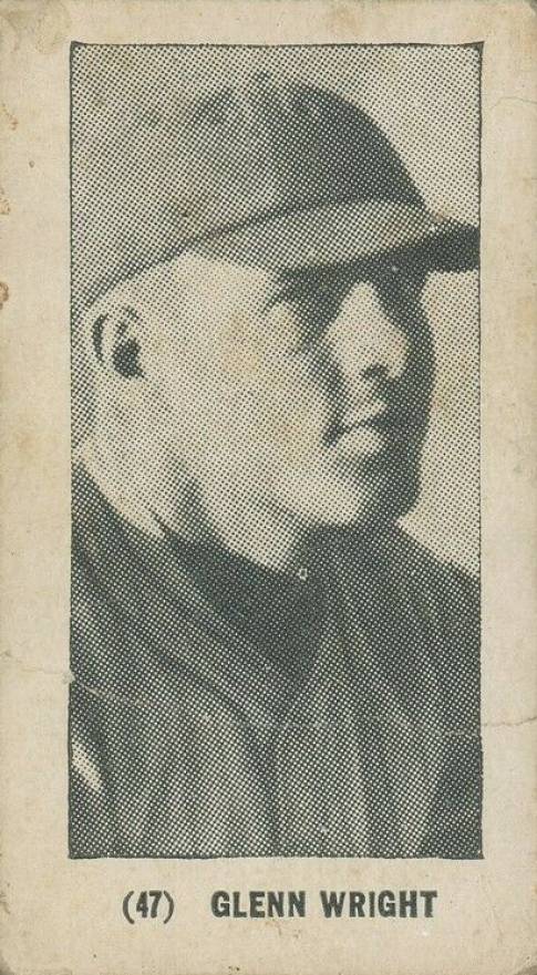 1928 Tharp's Ice Cream Glenn Wright #47 Baseball Card