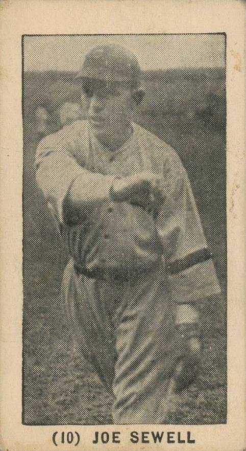 1928 Tharp's Ice Cream Joe Sewell #10 Baseball Card