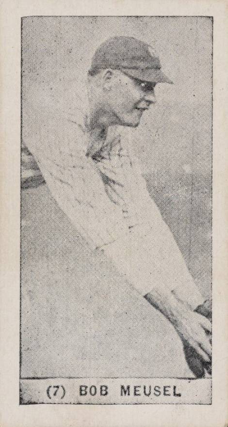1928 Tharp's Ice Cream Bob Meusel #7 Baseball Card