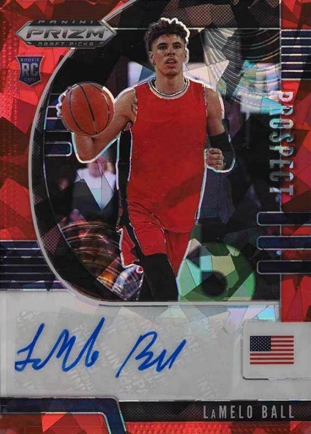 2020 Panini Prizm Draft Picks Prospects Autograph LaMelo Ball #PALB Basketball Card