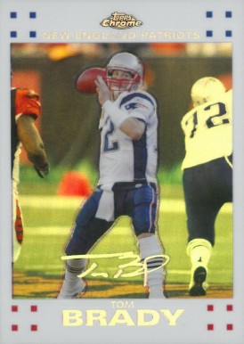 2007 Topps Chrome Tom Brady #TC6 Football Card