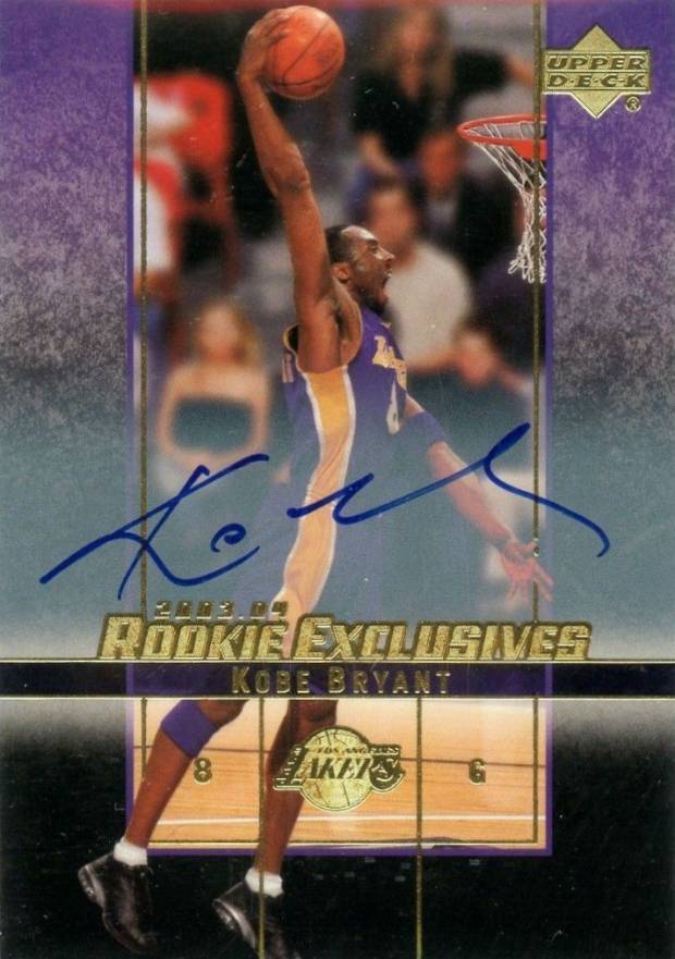 2003 Upper Deck Rookie Exclusives Kobe Bryant #A59 Basketball Card
