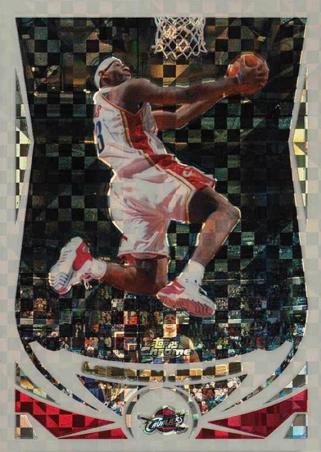 2004 Topps Chrome LeBron James #23 Basketball Card