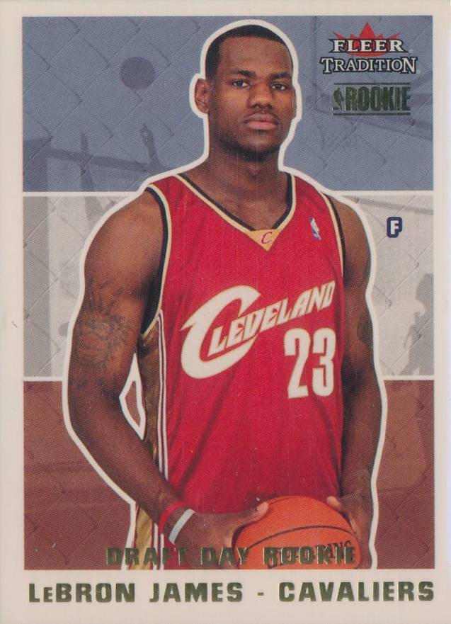 2003 Fleer Tradition LeBron James #261 Basketball Card
