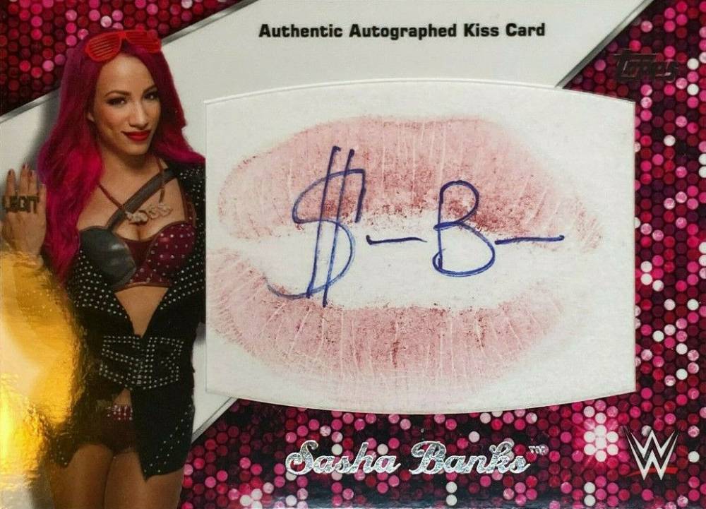2016 Topps WWE Diva Kiss Sasha Banks # Other Sports Card