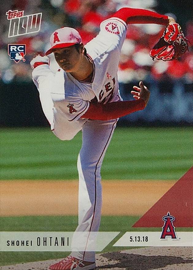 2018 Topps Now  Shohei Ohtani #210 Baseball Card