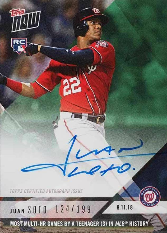2018 Topps Now  Juan Soto #717A Baseball Card