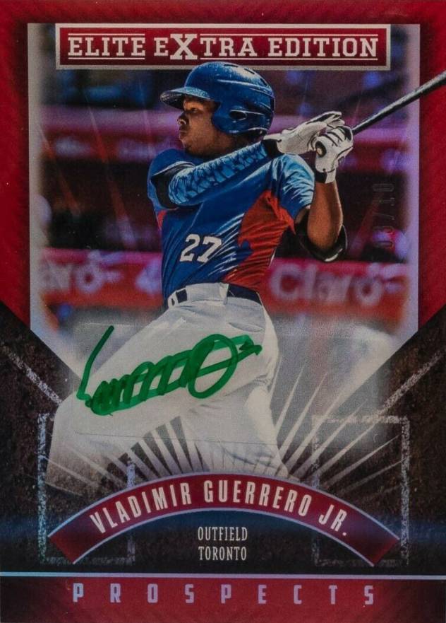 2015 Panini Elite Extra Edition Vladimir Guerrero Jr. #169 Baseball Card