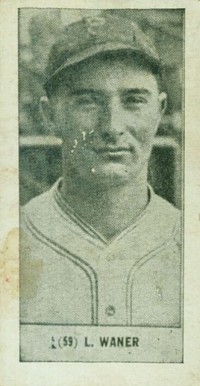 1928 Yuengling's Ice Cream L. Waner #59 Baseball Card