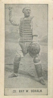1928 Yuengling's Ice Cream Ray W. Schalk #23 Baseball Card