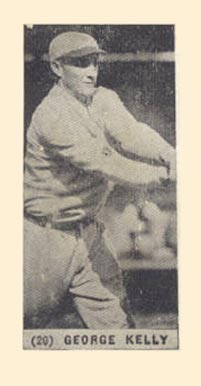 1928 Yuengling's Ice Cream George Kelly #20 Baseball Card