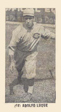 1928 Yuengling's Ice Cream Adolfo Luque #18 Baseball Card