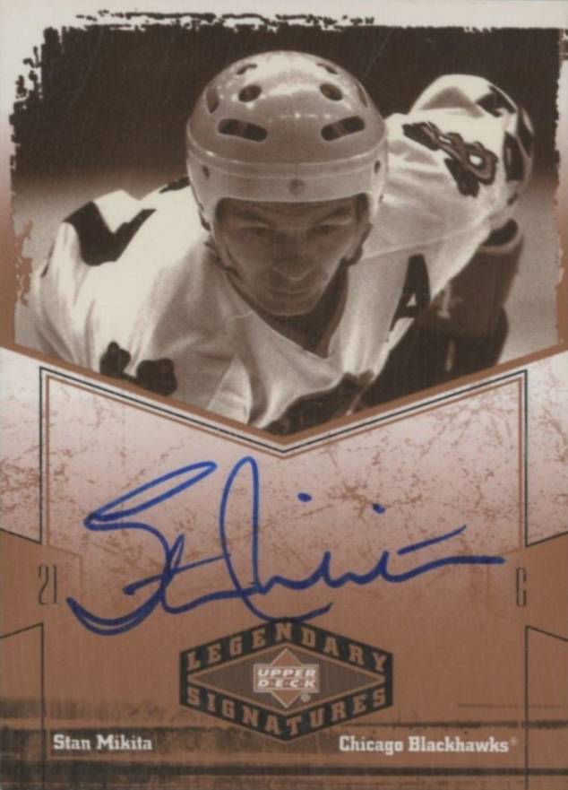 2004 Upper Deck Legendary Signatures Autograph Stan Mikita #SM Hockey Card