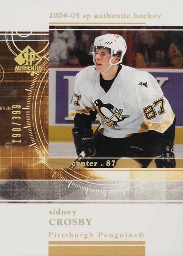 2004 SP Authentic Rookie Redemptions Sidney Crosby #RR24 Hockey Card