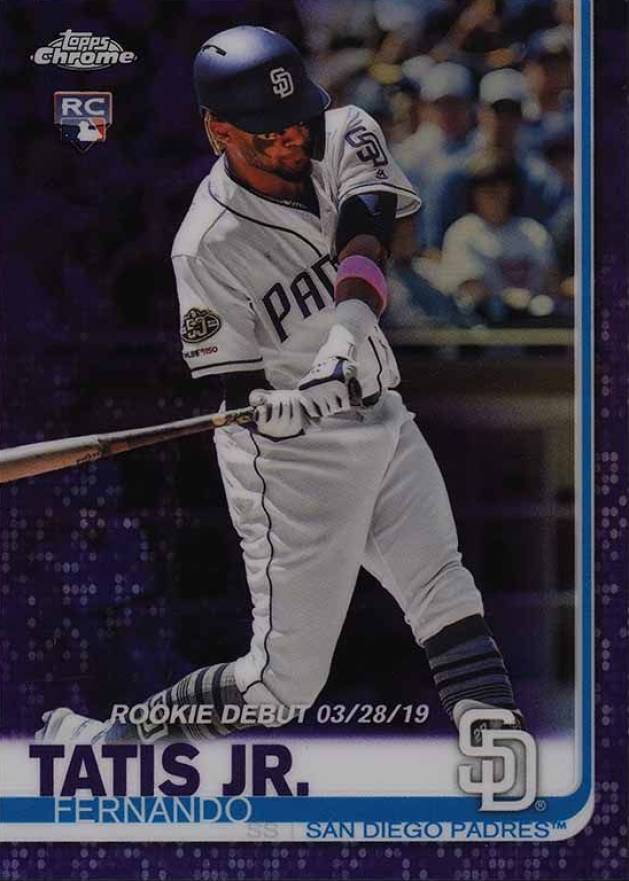 2019 Topps Chrome Update  Fernando Tatis Jr. #54 Baseball Card