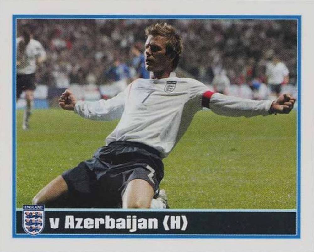 2006 Merlin's England 2006 David Beckham #39 Soccer Card