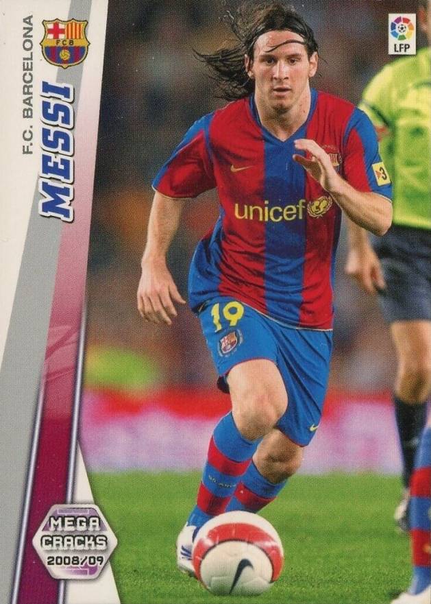2008 Panini Mega Cracks Lionel Messi #70 Soccer Card