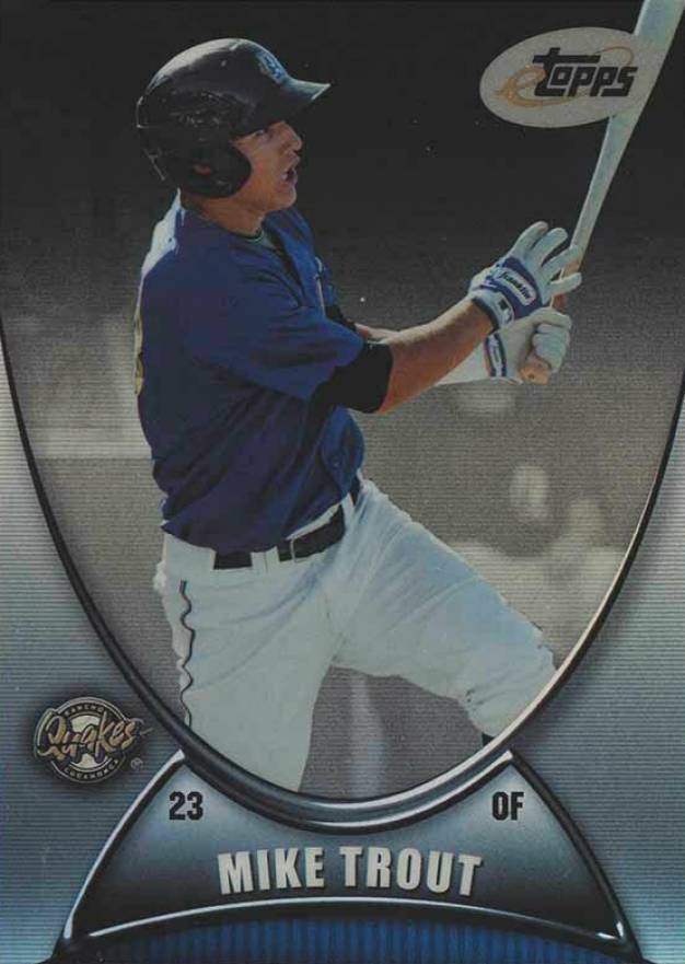 2011 E-Topps Minor League Mike Trout #18 Baseball Card