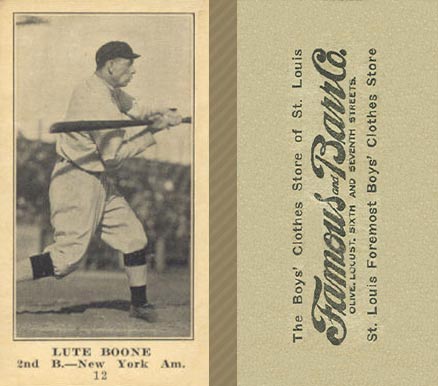 1916 Famous & Barr Co. Zinn Beck #12 Baseball Card