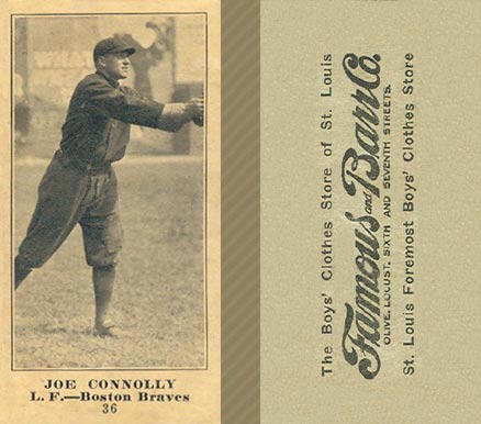 1916 Famous & Barr Co. Joe Connolly #36 Baseball Card