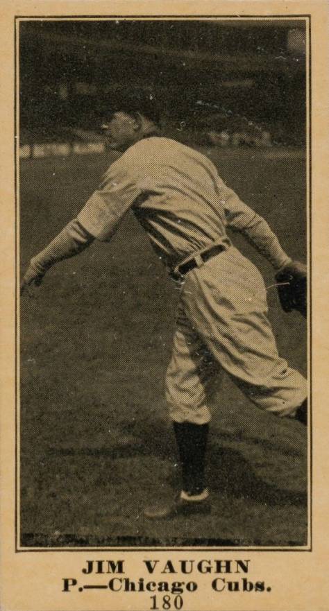 1916 Famous & Barr Co. Jim Vaughn #180 Baseball Card