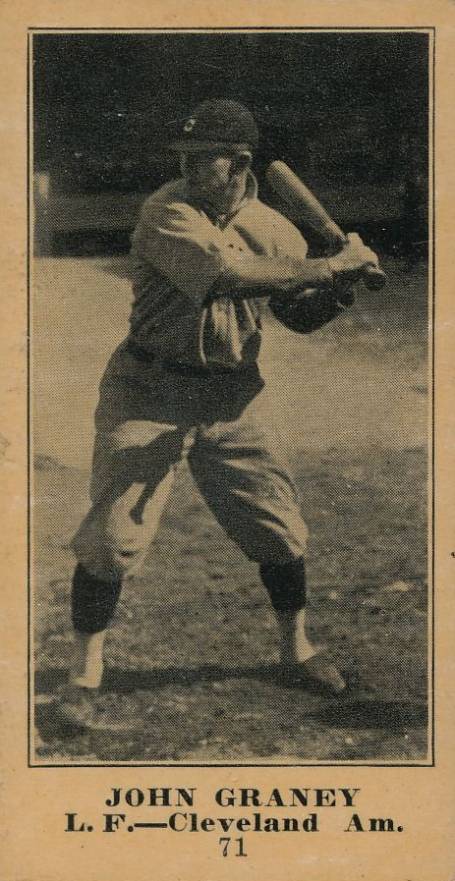 1916 Famous & Barr Co. John Graney #71 Baseball Card