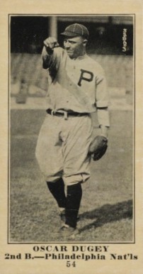 1916 Famous & Barr Co. Oscar Dugey #54 Baseball Card