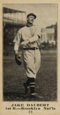 1916 Famous & Barr Co. Jake Daubert #44 Baseball Card