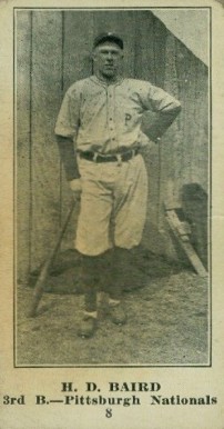1916 Famous & Barr Co. H. Baird #8 Baseball Card