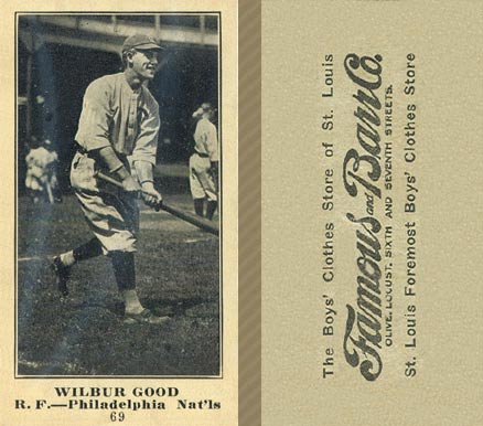 1916 Famous & Barr Co. Wilbur Good #69 Baseball Card