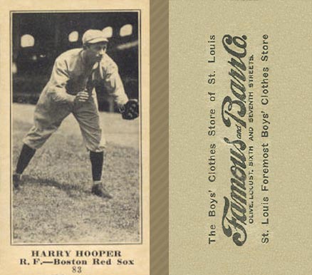 1916 Famous & Barr Co. Harry Hooper #83 Baseball Card