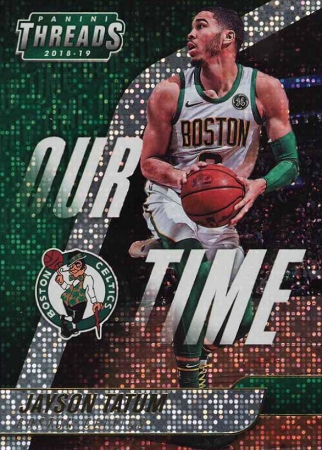 2018 Panini Threads Our Time Jayson Tatum #2 Basketball Card