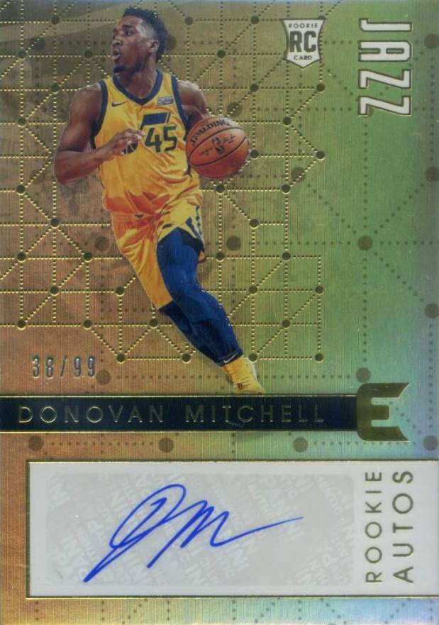 2017 Panini Essentials Donovan Mitchell #217 Basketball Card