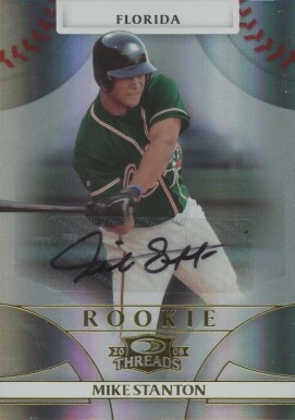 2008 Donruss Threads Giancarlo Stanton #144 Baseball Card