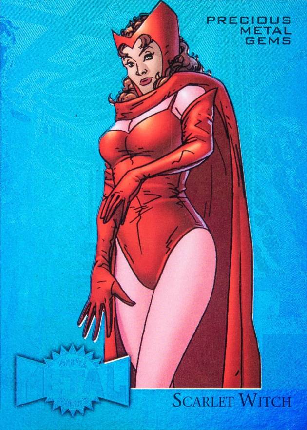 2015 Fleer Retro Marvel Marvel Metal Blaster Scarlet Witch #31 Non-Sports Card