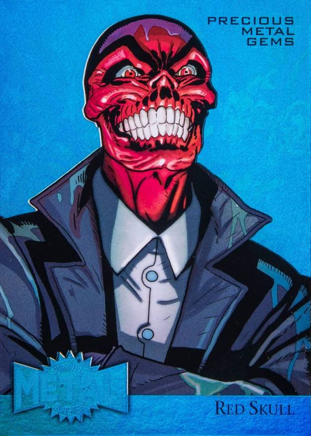 2015 Fleer Retro Marvel Marvel Metal Blaster Red Skull #30 Non-Sports Card