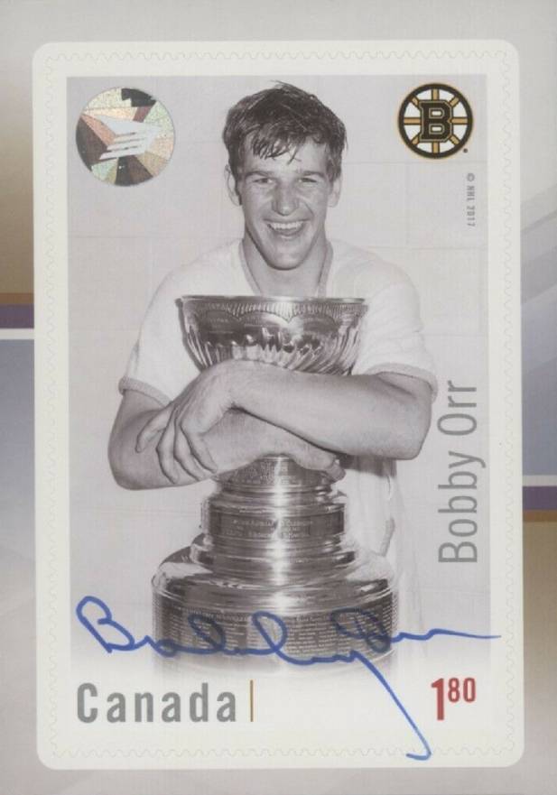 2017 Canada Post Canadian Hockey Legends Bobby Orr # Hockey Card