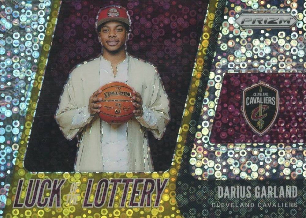2019 Panini Prizm Luck of the Lottery Darius Garland #5 Basketball Card