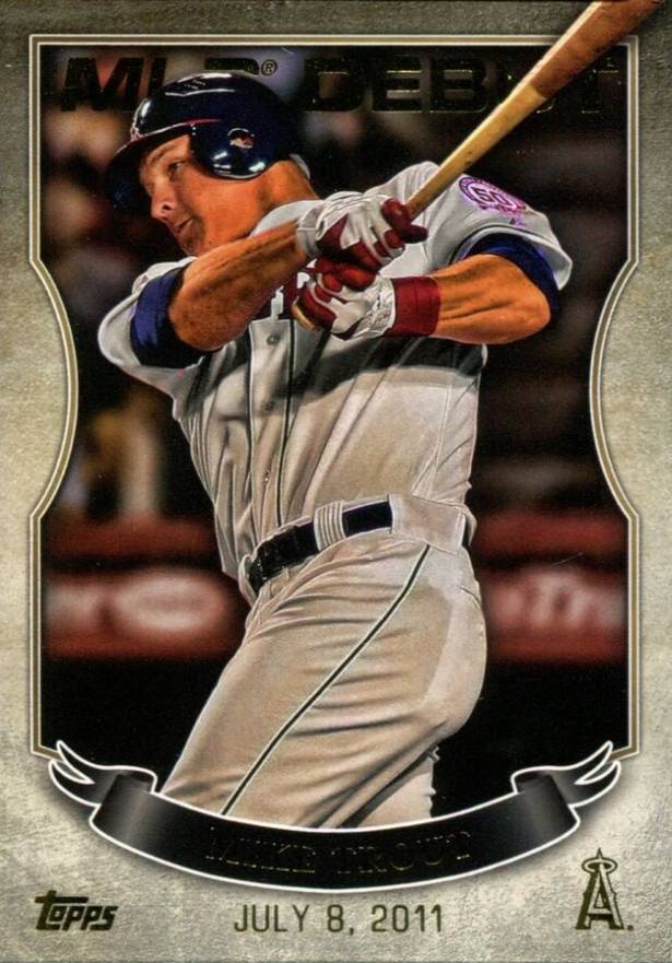 2016 Topps MLB Debut Mike Trout #35 Baseball Card