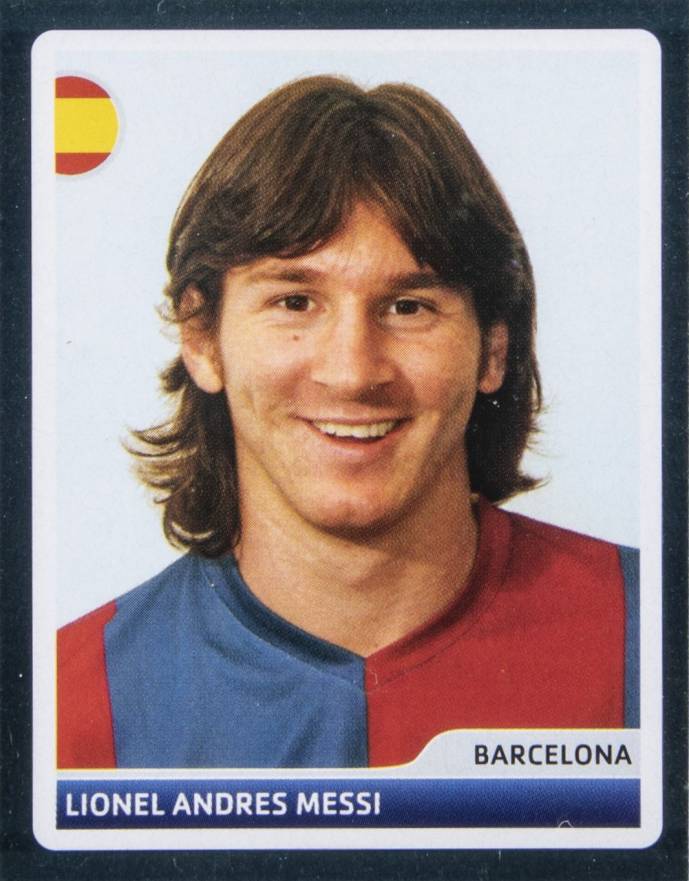 2006 Panini UEFA Champions League Stickers Lionel Messi #19 Soccer Card