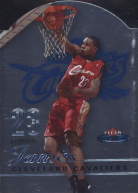2003 Fleer Mystique LeBron James #99 Basketball Card