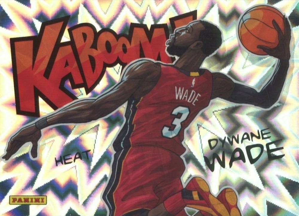 2014 Panini Excalibur Kaboom Dwyane Wade #16 Basketball Card