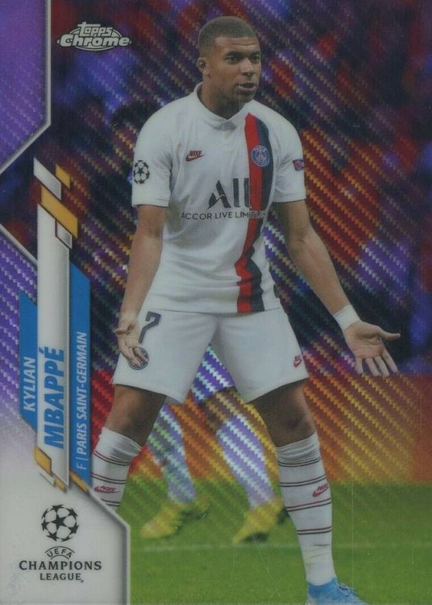 2019 Topps Chrome UEFA Champions League Kylian Mbappe #26 Boxing & Other Card