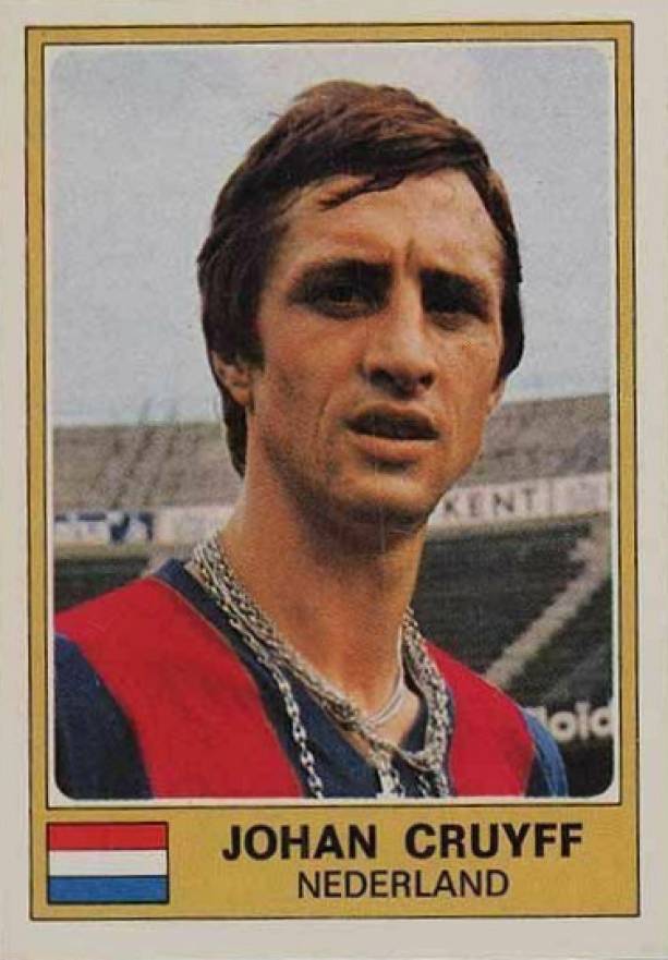1976 Panini Euro Football 77 Johan Cruyff #193 Soccer Card