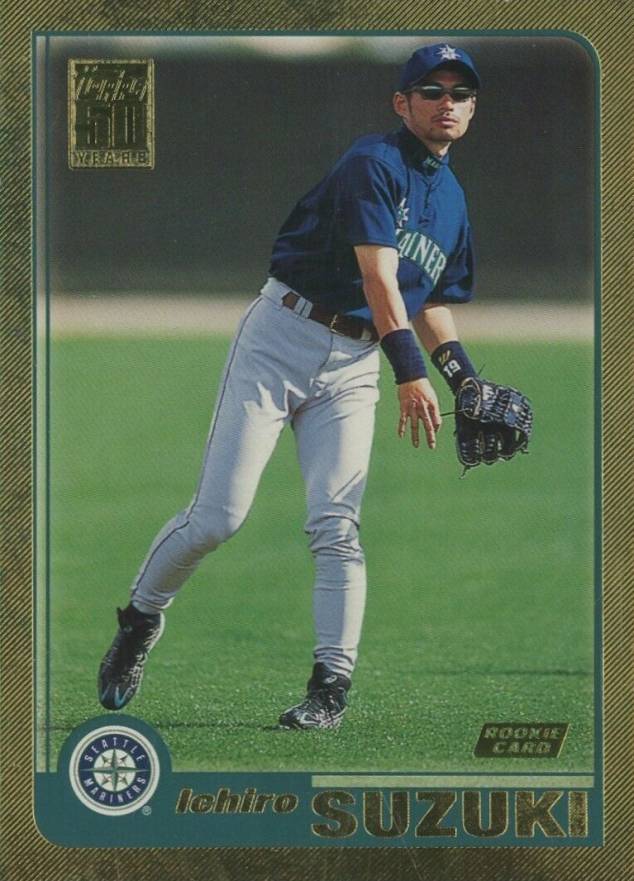 2001 Topps Gold Ichiro Suzuki #726 Baseball Card